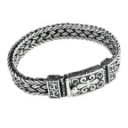 Fortune Jewel Retro Vine Totem Pattern Braided Healing Chain Bracelet