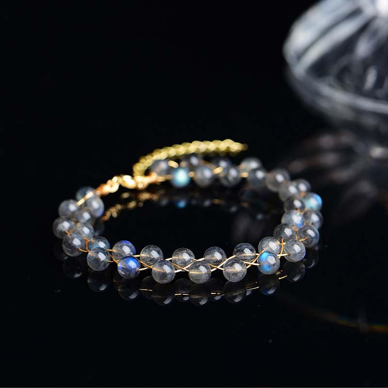 Fortune Jewel Natural Moonstone Love Blessing Bracelet