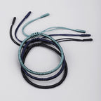 Fortune Jewel Tibetan 3Pcs King Kong Knot Handcrafted Amulet Strength Bracelet