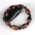 Fortune Jewel Natural Sardonyx Courage Happiness Bracelet