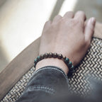 Fortune Jewel Tibetan Cyan Bodhi Seed Copper Success Bracelet