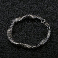 Buddha Stones 925 Sterling Silver Vintage Twisted Design Wealth Healing Chain Bracelet