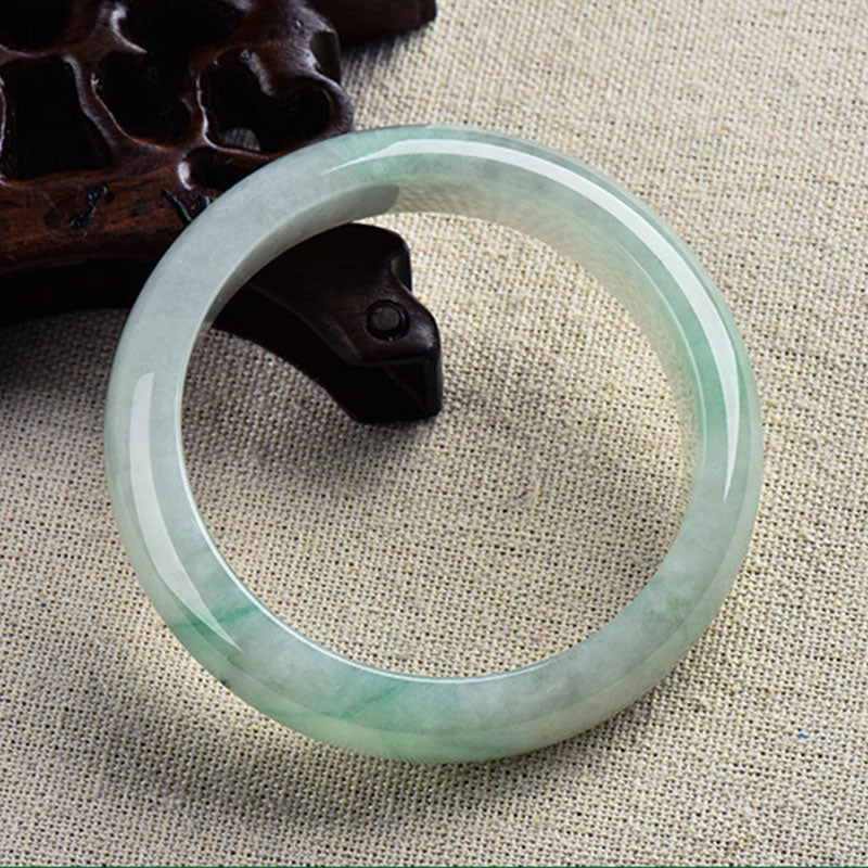 Fortune Jewel Natural Jade Luck Healing Prosperity Bangle Bracelet