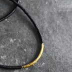 Fortune Jewel Ebony Wood Brass Copper Balance Multilayered Bracelet