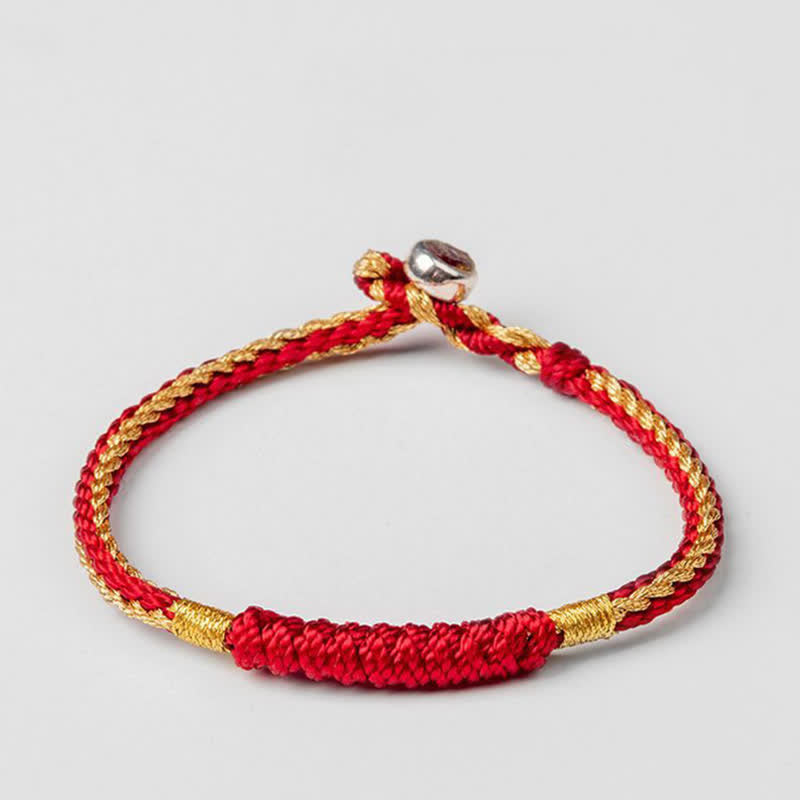 Fortune Jewel Tibetan Handmade Braid Luck String Protection Bracelet