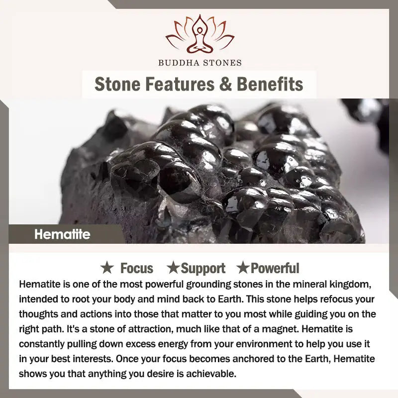 Fortune Jewel Various Stones Hematite Turquoise Emperor Stone Powerful Support Bracelet Fortune Jewel
