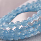 Fortune Jewel Natural Aquamarine Peace Healing Bracelet