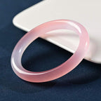 Fortune Jewel Pink Crystal Love Warmth Bracelet Bangle