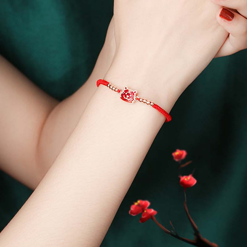 Fortune Jewel 12 Chinese Zodiac Lucky Red String Bracelet