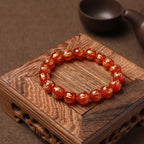 Fortune Jewel Tibet White Crystal Black Onyx Om Mani Padme Hum Meditation Bracelet