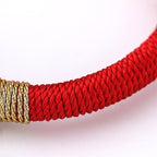 Fortune Jewel Tibetan Handmade Colorful King Kong Knot Five Elements Luck Braid String Bracelet