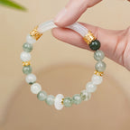 Fortune Jewel Natural Tianshan Jade Chalcedony Luck Bracelet