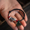 Fortune Jewel 925 Sterling Silver Luck Koi Fish Braided Bracelet