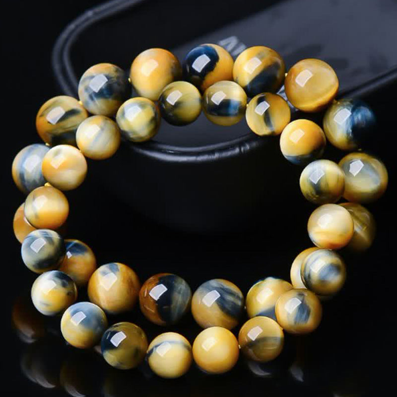 Fortune Jewel Tiger Eye Protection Courage Strength Bracelet