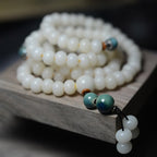 Fortune Jewel 108 Mala Beads Bodhi Seed Keep Away Evil Spirits Calm Bracelet