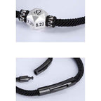 Fortune Jewel 999 Sterling Silver 12 Constellations of the Zodiac Protection Handmade String Bracelet