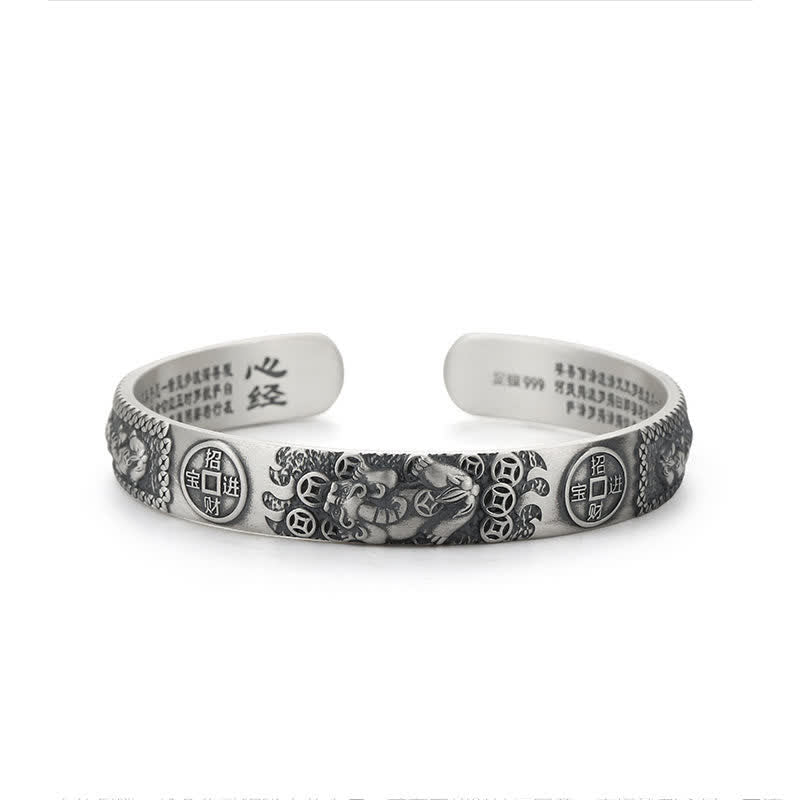 Fortune Jewel FengShui Lucky PiXiu Protection Adjustable Bracelet
