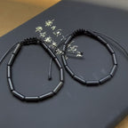 Fortune Jewel Black Onyx Bead Support Protection Bracelet