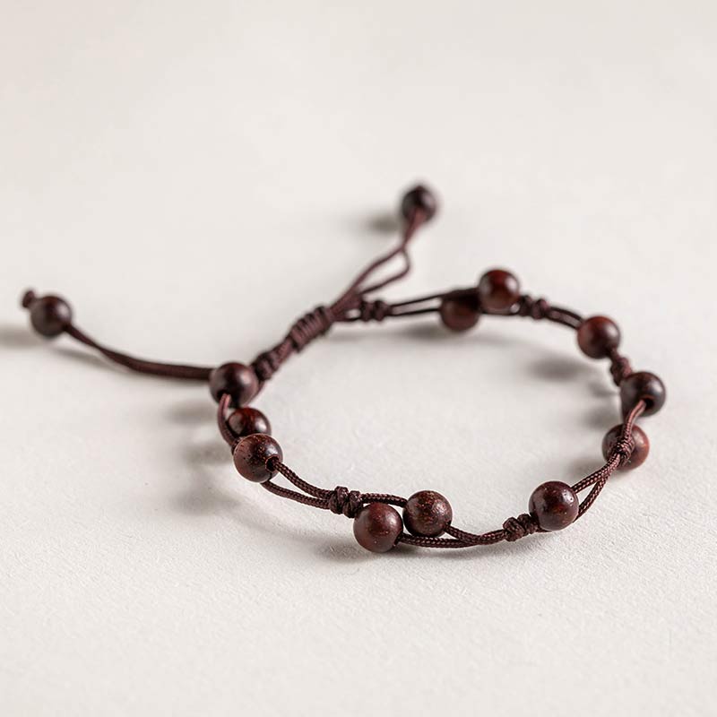 Fortune Jewel Red Agate Moss Agate Cinnabar Calm Bracelet