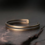 Fortune Jewel Rustic Copper Luck Viking Cuff Bracelet
