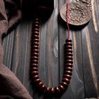 Fortune Jewel Natural Tibet 108 Mala Beads Purple Bodhi Seed Hetian Cyan Jade Copper Dorje Peace Bracelet
