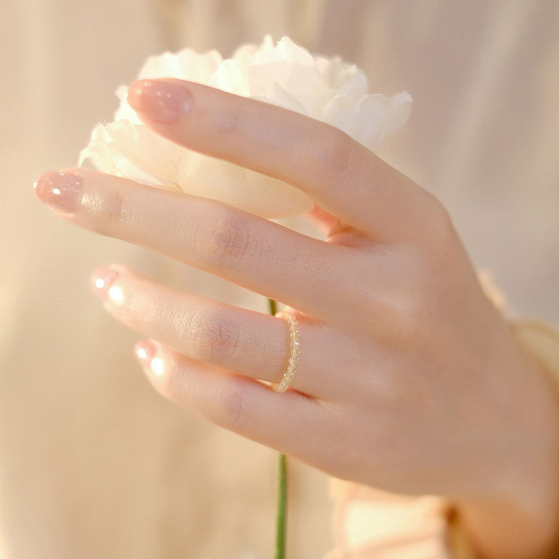 Fortune Jewel Natural Citrine Happiness Prosperity Ring