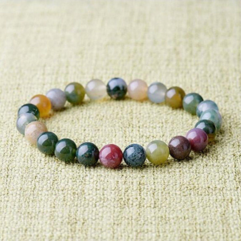 Fortune Jewel  India Agate Beads Luck Yoga Bracelet