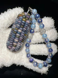 Butterfly Pea Flower Blue Clear Natural Corn Charms for Fidgeting