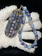 Butterfly Pea Flower Blue Clear Natural Corn Charms for Fidgeting