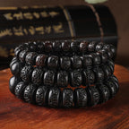 Fortune Jewel Tibetan Lightning Strike Wood Protection Bracelet