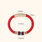 Fortune Jewel Tibetan Handmade Colorful King Kong Knot Five Elements Luck Braid String Bracelet