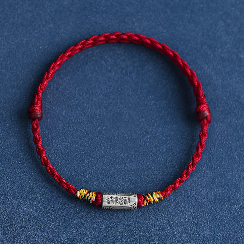Fortune Jewel Handcrafted 925 Sterling Silver Everything Goes Well Design Protection Strength Bracelet Anklet