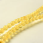Fortune Jewel 108 Mala Beads Natural Amber Clear Anxiety Bracelet
