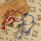 Fortune Jewel Mountain Ghosts Spend Money Wealth Prosperity Handmade Braided Bracelet