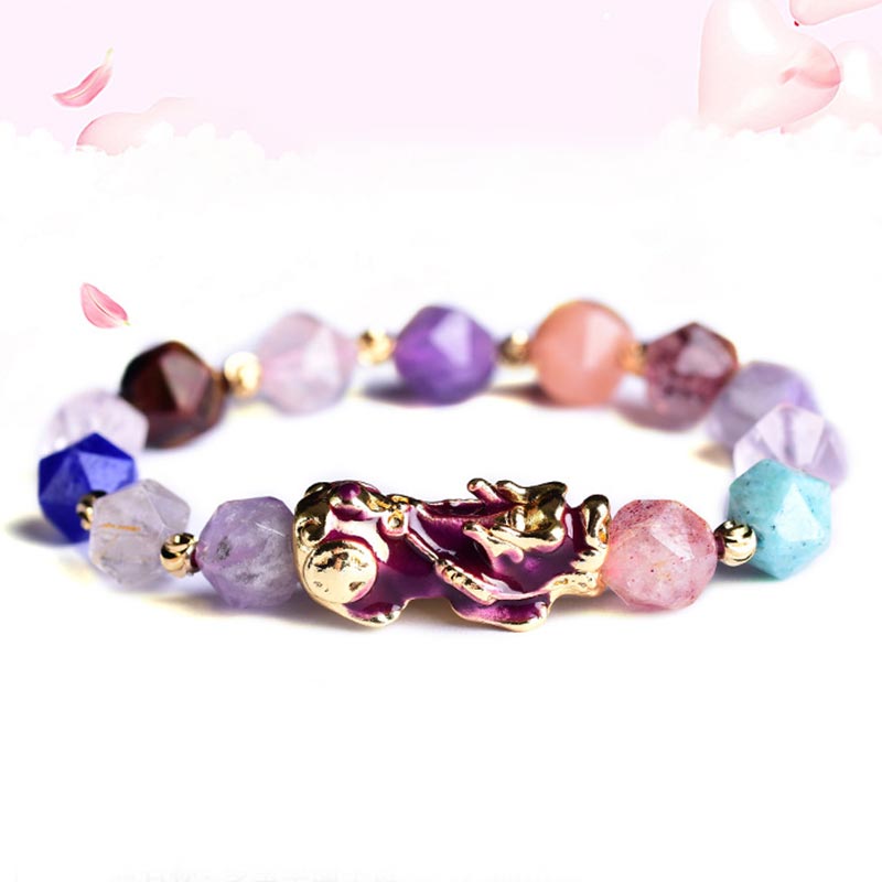 Buddha3bodhi Feng Shui Pixiu Amethyst Luck Bracelet