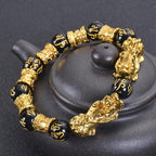 Buddha3bodhi Double Pixiu Obsidian Wealth Bracelet