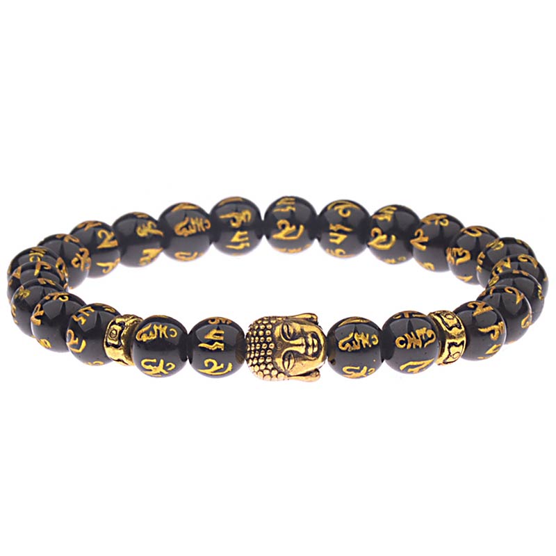 Fortune Jewel Tibetan Buddha Mantra Amulet Bracelet Fortune Jewel