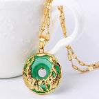 Fortune Jewel Natural Jade Prosperity Necklace Fortune Jewel