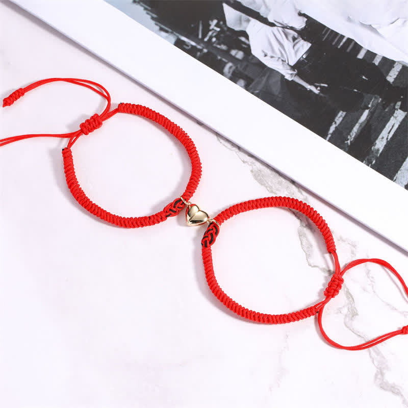 Fortune Jewel 2Pcs Tibetan Luck Chinese Knot Protection String Bracelet