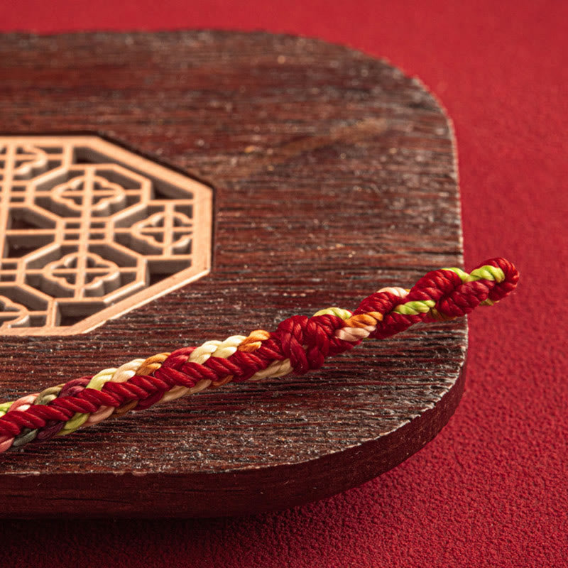 Fortune Jewel "May You Be Safe And Lucky In The Year Ahead" Multicolored Bracelet