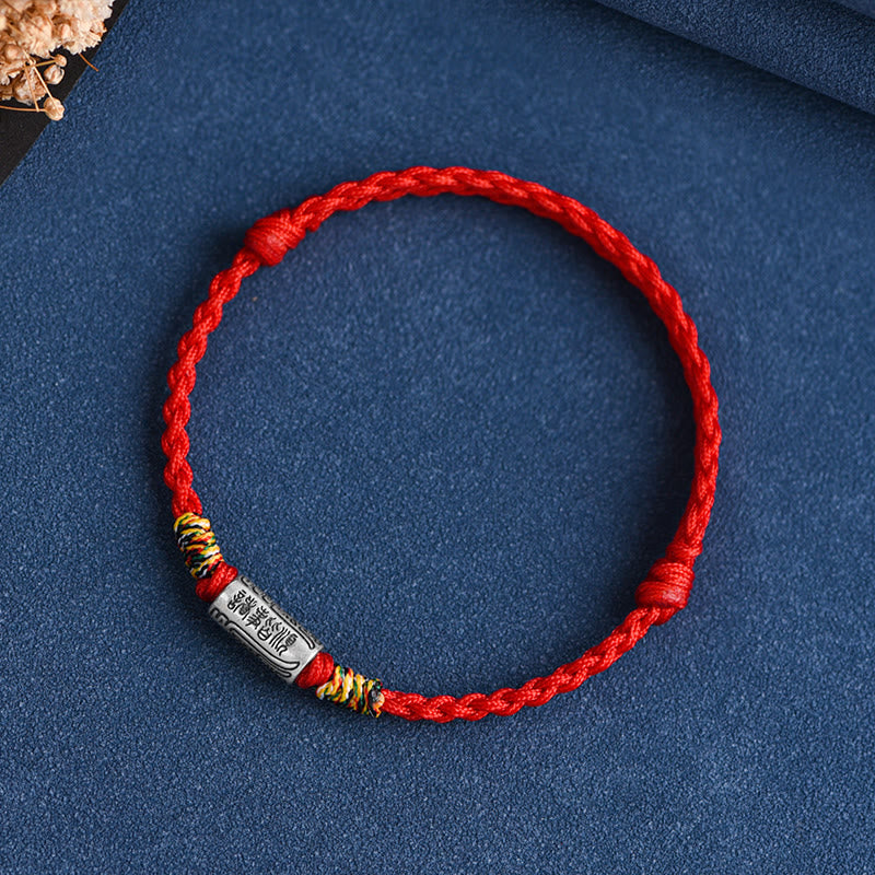 Fortune Jewel Handcrafted 925 Sterling Silver Everything Goes Well Design Protection Strength Bracelet Anklet