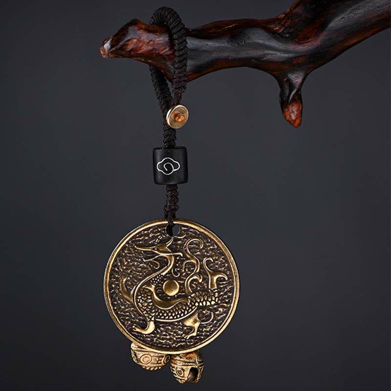 Fortune Jewel Four Symbols Azure Dragon White Tiger Vermilion Bird Black Tortoise Key Chain Fortune Jewel