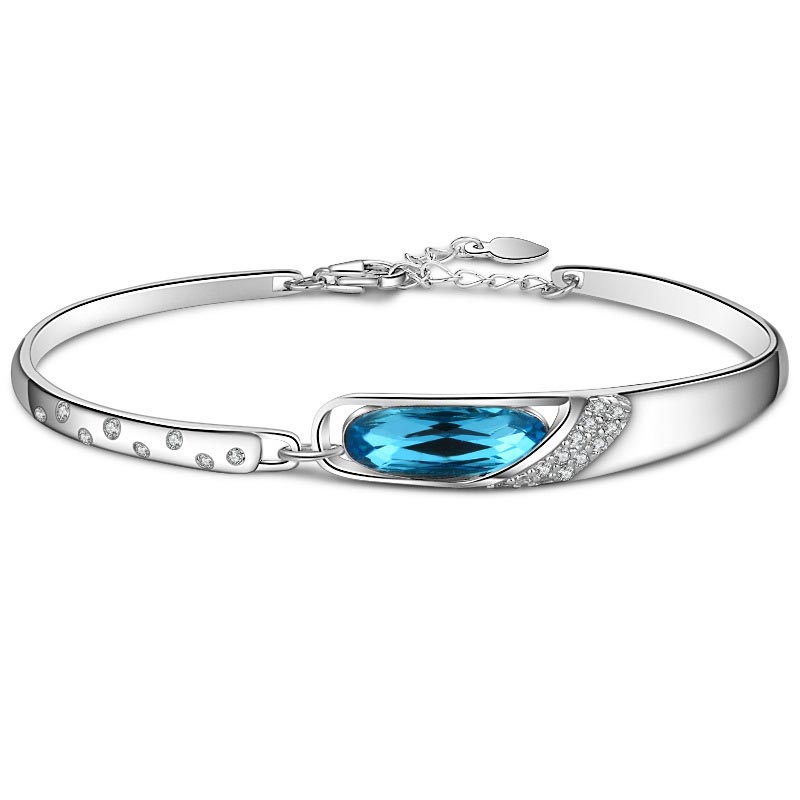 Fortune Jewel 925 Silver Plated Copper 12 Constellations of the Zodiac Charm Bracelet