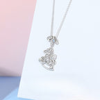 S925 Sterling Silver Small Flying Horse Necklace for Women – Boutique Design
