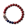 Cinnabar Silver Pixiu Bracelet