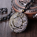 Fortune Jewel Golden Obsidian Healing Energy Necklace Pendant