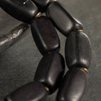 Fortune Jewel Tibet Ebony Wood Dzi Bead Copper Balance Double Wrap Bracelet