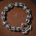 Fortune Jewel Dragon Claw Engraved Strength Protection Bracelet