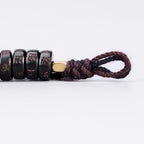 Fortune Jewel Tibetan Coconut Shell Beads Engraved Om Mani Padme Hum Mantra Positive String Bracelet