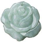 Fortune Jewel Lotus Pattern Jade Abundance Prosperity Necklace String Pendant Fortune Jewel